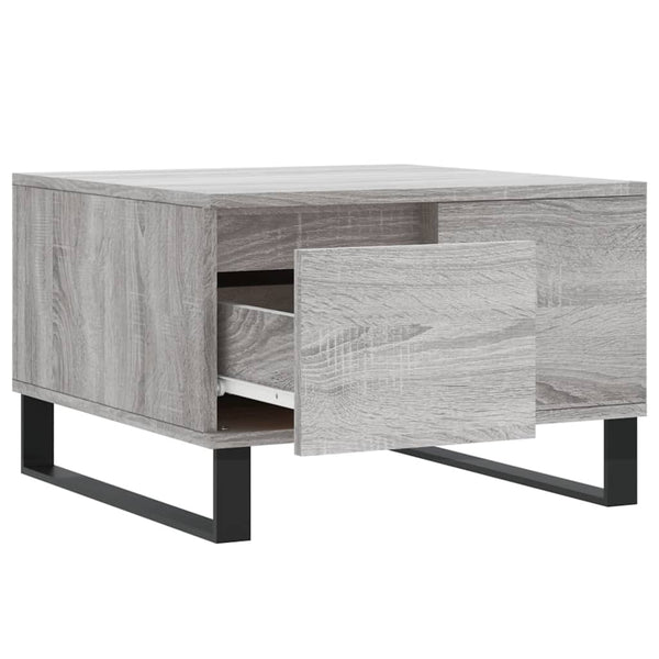 Grauer Couchtisch Sonoma, 55x55 cm