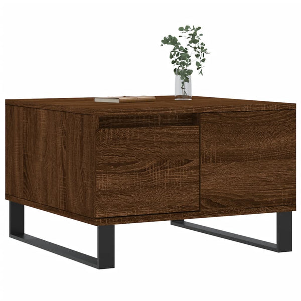 Couchtisch Braun Eichenoptik 55x55 cm