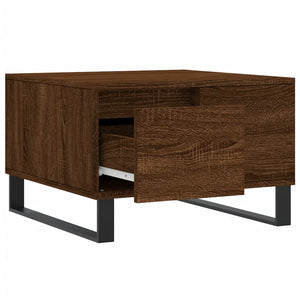 Couchtisch Braun Eichenoptik 55x55 cm
