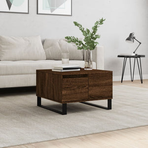 Couchtisch Braun Eichenoptik 55x55 cm