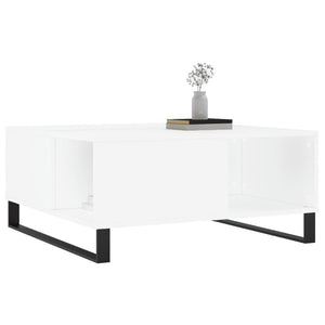 Weißer Couchtisch 80x80 cm
