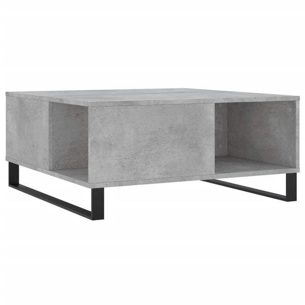 Betongrauer Couchtisch 80x80 cm