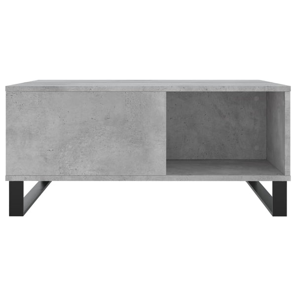 Betongrauer Couchtisch 80x80 cm