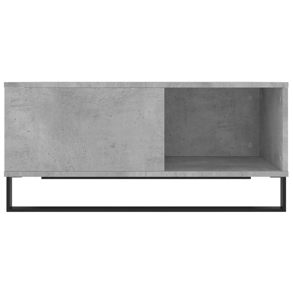 Betongrauer Couchtisch 80x80 cm