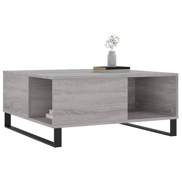 Grauer Couchtisch Sonoma 80x80 cm