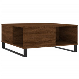 Couchtisch Eichenoptik Braun 80x80 cm