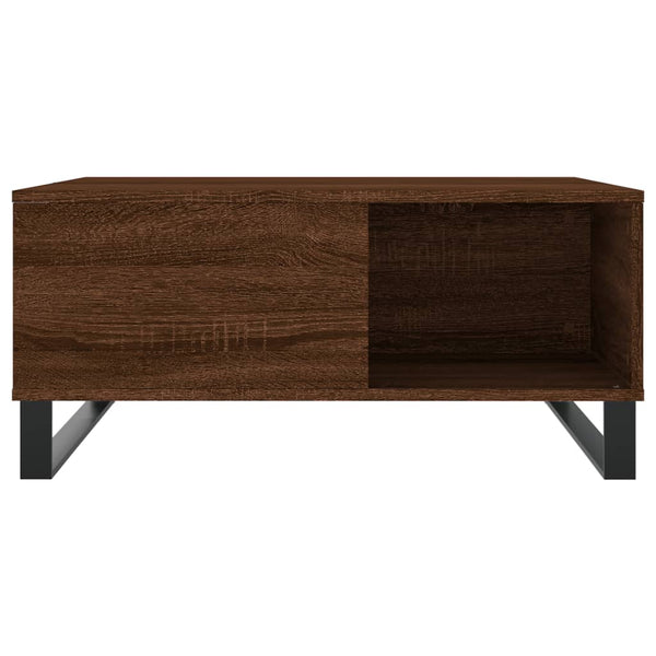 Couchtisch Eichenoptik Braun 80x80 cm