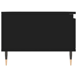 Schwarzer Couchtisch 90x50 cm