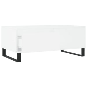 Weißer Couchtisch 90x50 cm