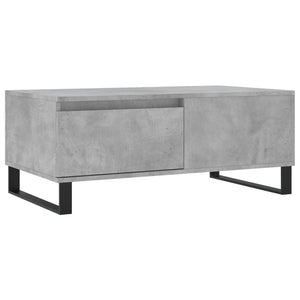 Betongrauer Couchtisch 90x50 cm
