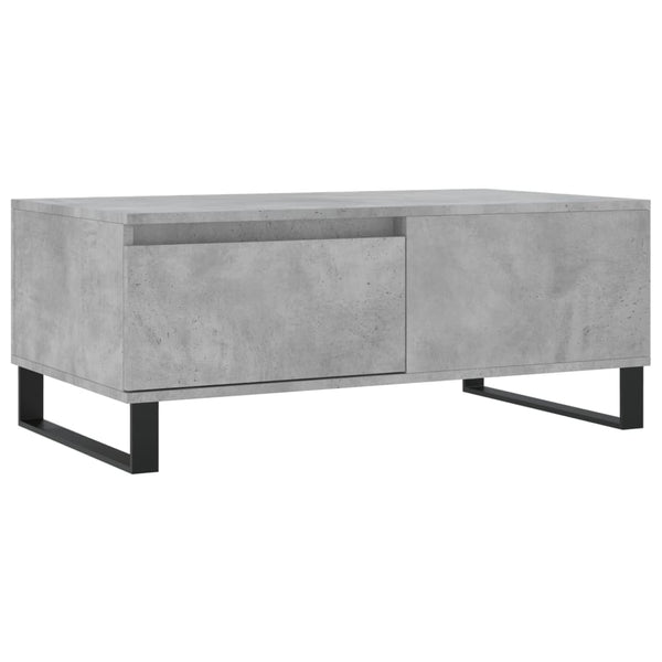 Betongrauer Couchtisch 90x50 cm
