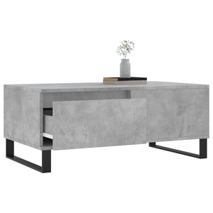 Betongrauer Couchtisch 90x50 cm