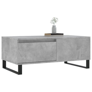 Betongrauer Couchtisch 90x50 cm