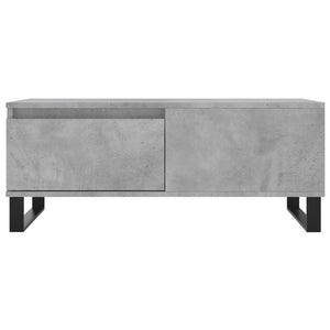 Betongrauer Couchtisch 90x50 cm