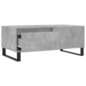 Betongrauer Couchtisch 90x50 cm