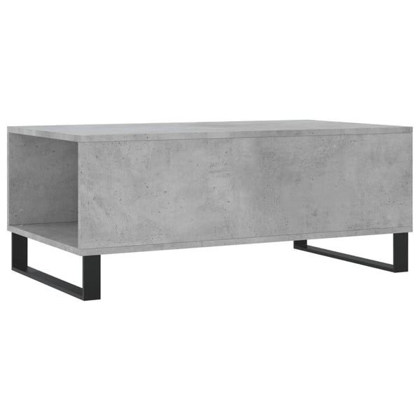 Betongrauer Couchtisch 90x50 cm