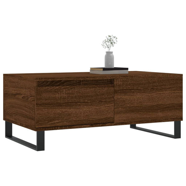 Couchtisch Eichenoptik Braun 90x50 cm