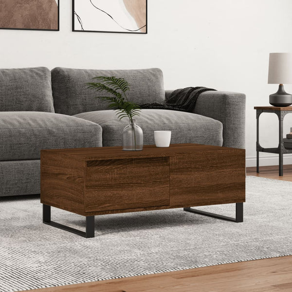 Couchtisch Eichenoptik Braun 90x50 cm