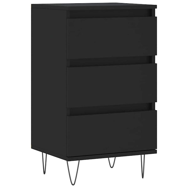 Schwarzes Sideboard 40x35x70 cm