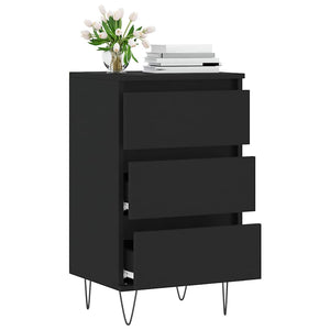 Schwarzes Sideboard 40x35x70 cm