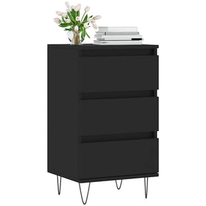 Schwarzes Sideboard 40x35x70 cm