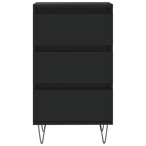 Schwarzes Sideboard 40x35x70 cm