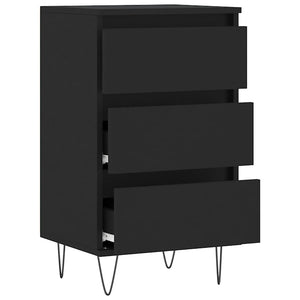Schwarzes Sideboard 40x35x70 cm