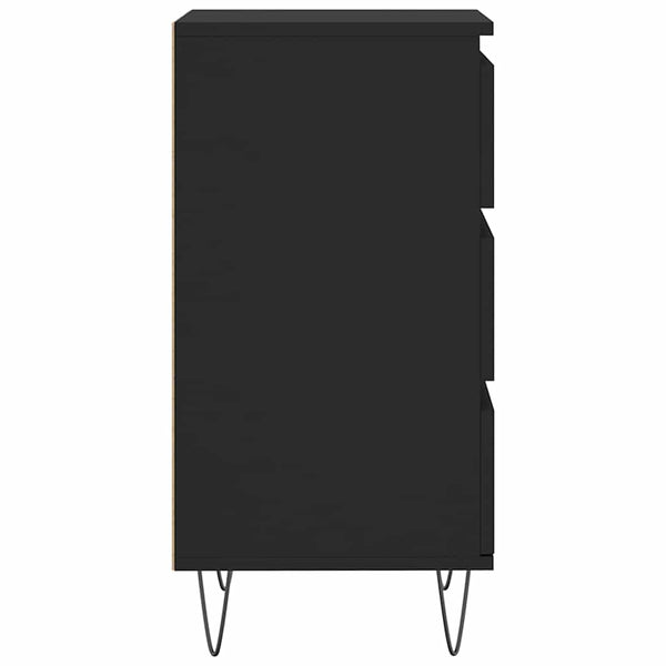 Schwarzes Sideboard 40x35x70 cm