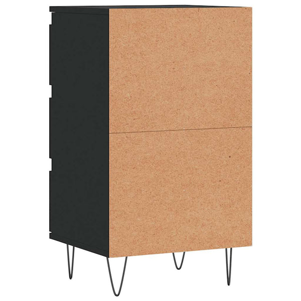 Schwarzes Sideboard 40x35x70 cm