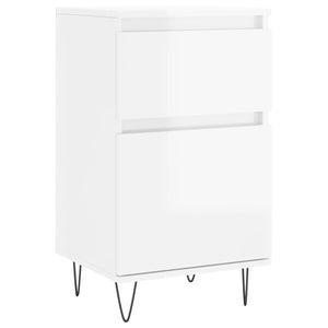 Hochglanz Sideboards Weiß, 2er Set