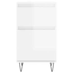 Hochglanz Sideboards Weiß, 2er Set