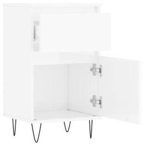 Hochglanz Sideboards Weiß, 2er Set