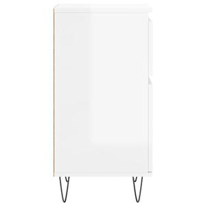 Hochglanz Sideboards Weiß, 2er Set