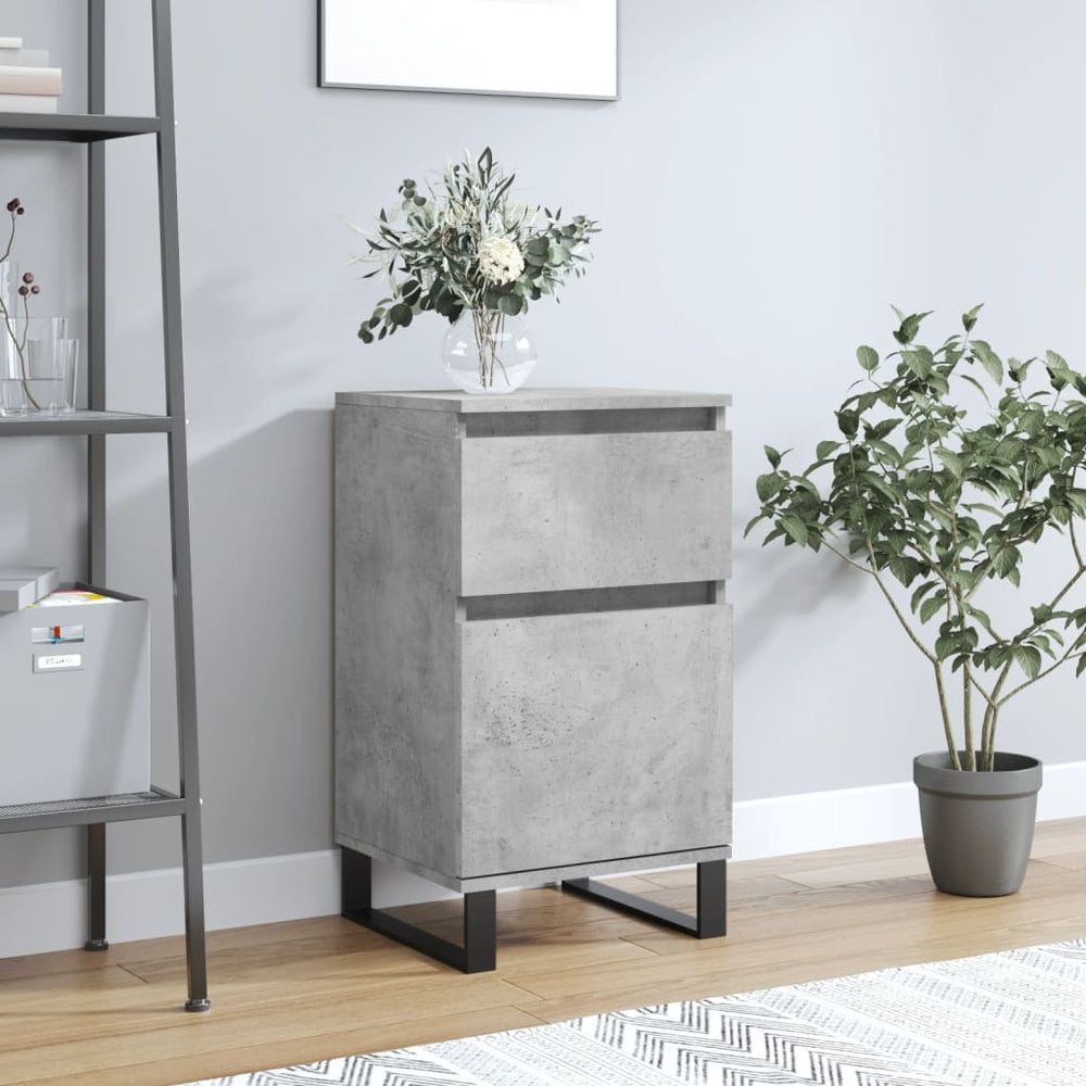 Betongraues Sideboard 40x35x70 cm