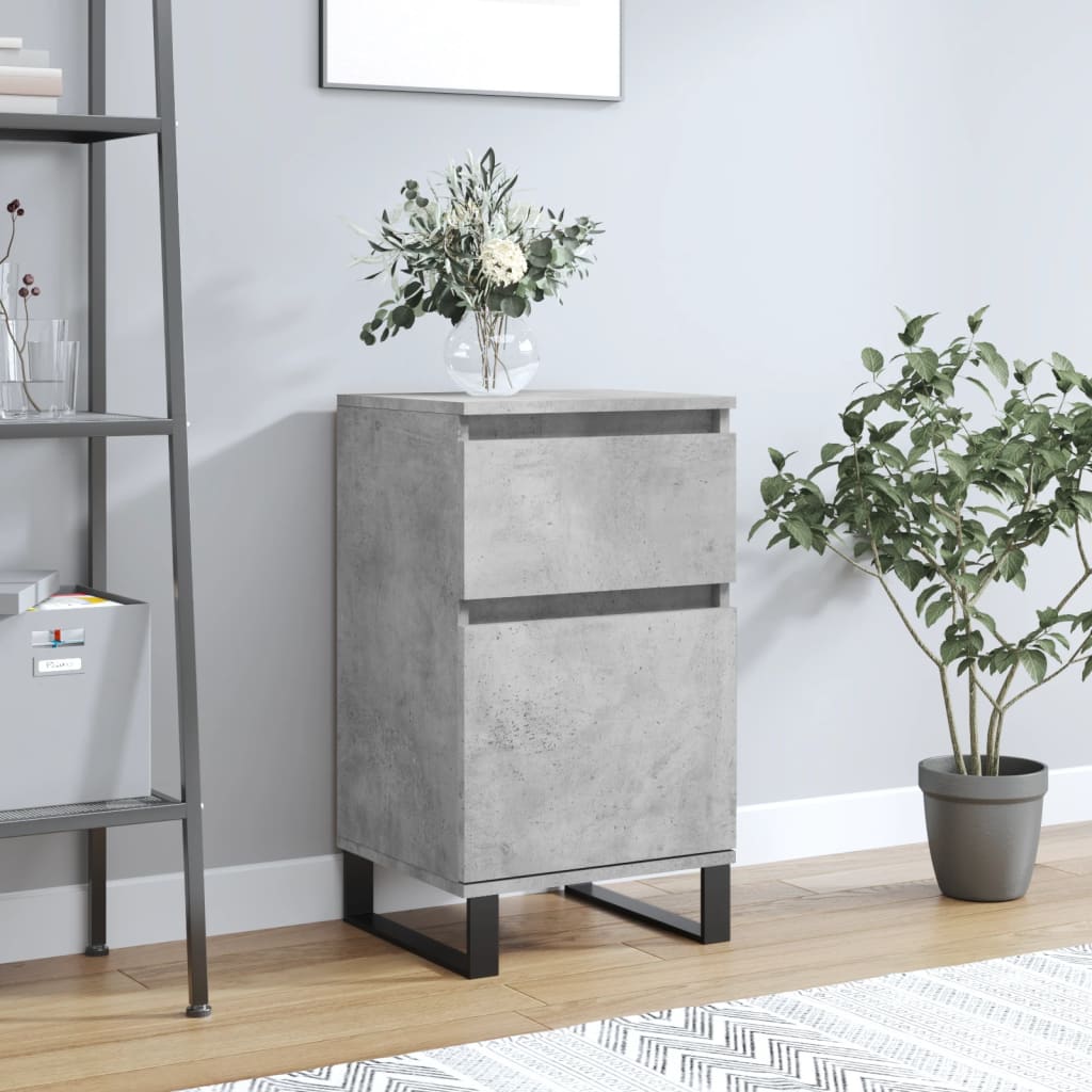 Betongraues Sideboard 40x35x70 cm