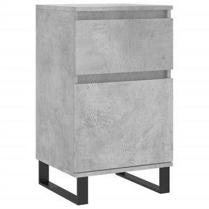 Betongraue Sideboards, 2er-Set, 40x35x70 cm