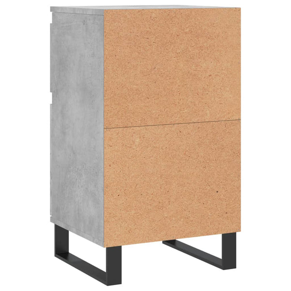Betongraue Sideboards, 2er-Set, 40x35x70 cm