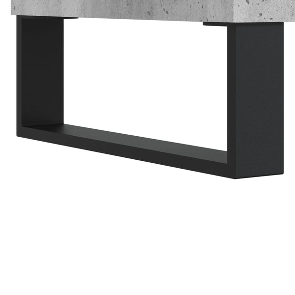 Betongraue Sideboards, 2er-Set, 40x35x70 cm