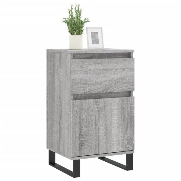 Graue Sideboards Sonoma Holz 40x35x70cm, 2er-Set