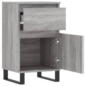 Graue Sideboards Sonoma Holz 40x35x70cm, 2er-Set