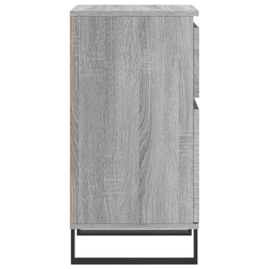 Graue Sideboards Sonoma Holz 40x35x70cm, 2er-Set