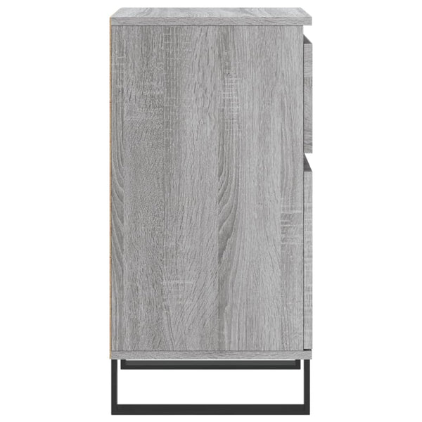 Graue Sideboards Sonoma Holz 40x35x70cm, 2er-Set