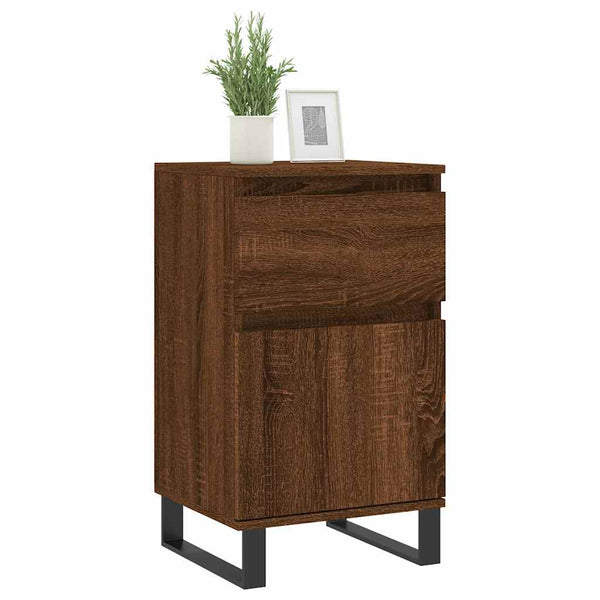 Sideboards 2er Set, Eichenoptik Braun