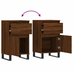 Sideboards 2er Set, Eichenoptik Braun