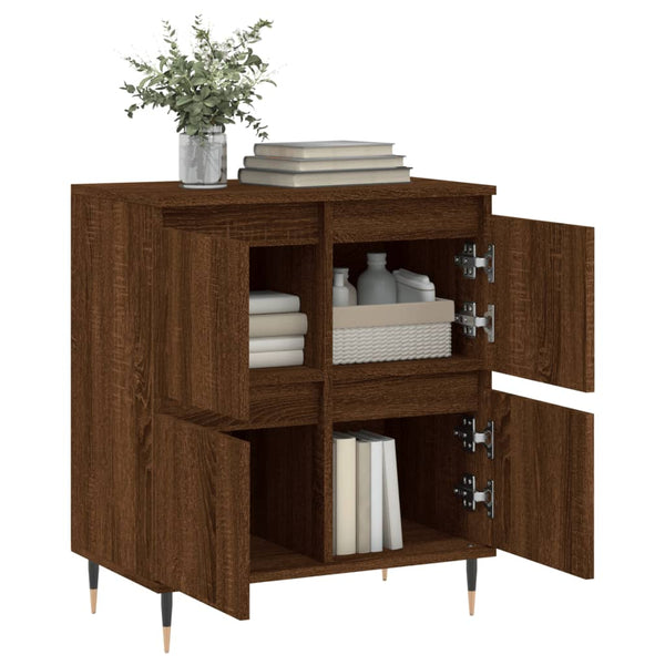 Sideboard Braun Eichenoptik 60x35x70 cm