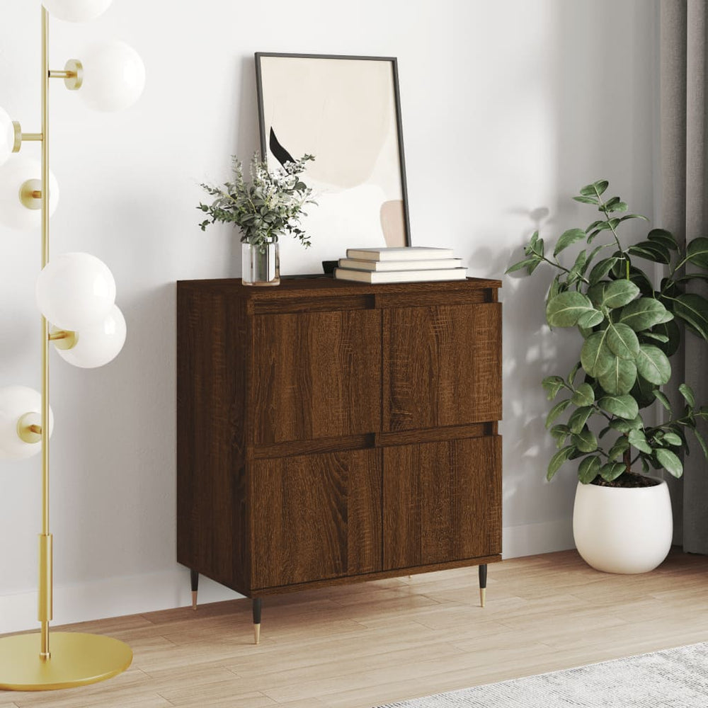 Sideboard Braun Eichenoptik 60x35x70 cm