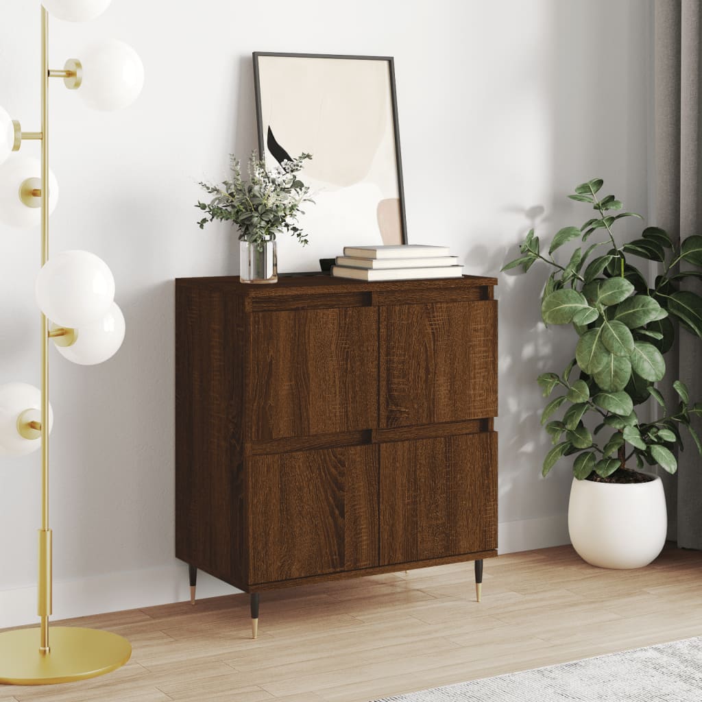 Sideboard Braun Eichenoptik 60x35x70 cm
