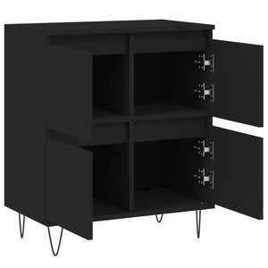 Schwarzes Sideboard 60x35x70 cm