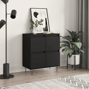 Schwarzes Sideboard 60x35x70 cm