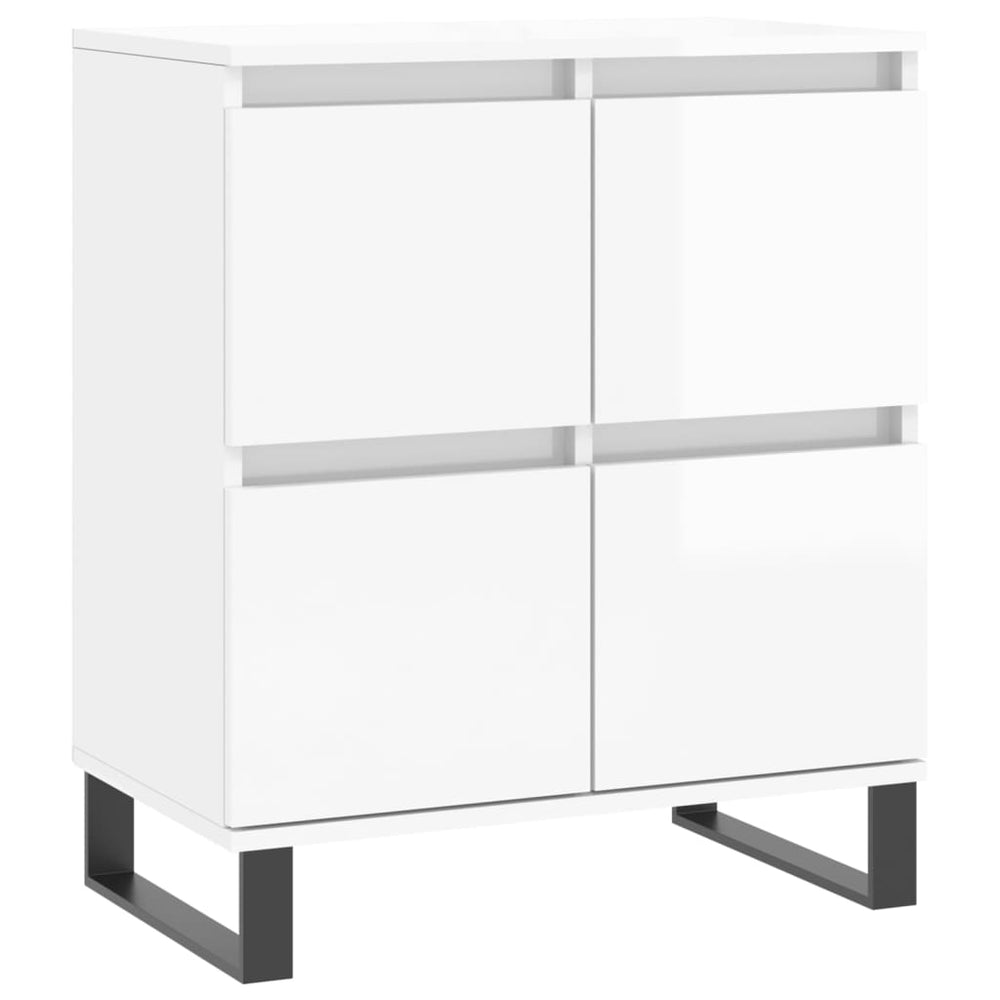 Hochglanz Sideboard Weiß 60x35x70 cm